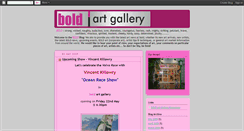 Desktop Screenshot of boldartgallery.blogspot.com