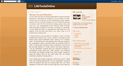 Desktop Screenshot of lifetoolsonline.blogspot.com