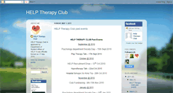 Desktop Screenshot of helptherapyclub.blogspot.com