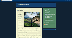 Desktop Screenshot of cuentosandinoscv.blogspot.com