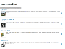 Tablet Screenshot of cuentosandinoscv.blogspot.com