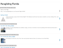 Tablet Screenshot of paraglidingflorida.blogspot.com