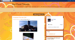 Desktop Screenshot of foodtravelblog.blogspot.com