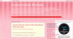 Desktop Screenshot of busanaindahmysara.blogspot.com