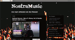 Desktop Screenshot of nostramusic.blogspot.com