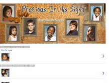 Tablet Screenshot of precious-inhissight.blogspot.com
