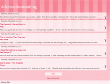 Tablet Screenshot of deloriousbconsulting.blogspot.com