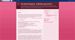 Desktop Screenshot of aishaprophecy-rada299.blogspot.com