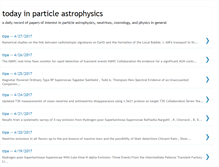 Tablet Screenshot of particle-astro.blogspot.com