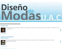 Tablet Screenshot of disenodemodasuac.blogspot.com