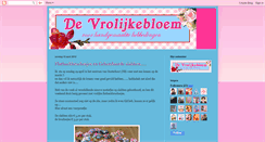 Desktop Screenshot of devrolijkebloem.blogspot.com