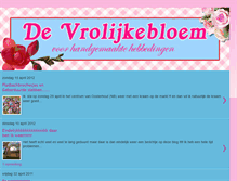 Tablet Screenshot of devrolijkebloem.blogspot.com