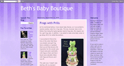 Desktop Screenshot of beths-baby-boutique.blogspot.com