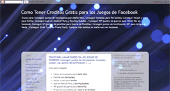 Desktop Screenshot of comotenercreditosgratisenfacebook.blogspot.com