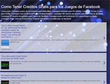 Tablet Screenshot of comotenercreditosgratisenfacebook.blogspot.com