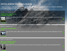 Tablet Screenshot of inteligencia-ecologica.blogspot.com