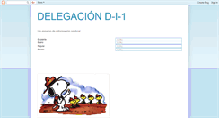 Desktop Screenshot of delegacionuno.blogspot.com
