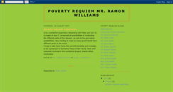 Desktop Screenshot of povertyrequiemwilliams.blogspot.com