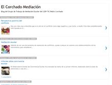 Tablet Screenshot of corchadomediacion.blogspot.com