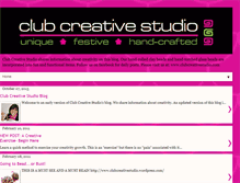 Tablet Screenshot of clubcreativestudio.blogspot.com