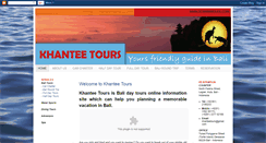 Desktop Screenshot of khanteetours.blogspot.com