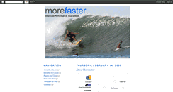 Desktop Screenshot of morefaster.blogspot.com