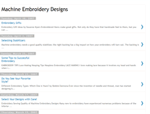 Tablet Screenshot of machinembroiderydesign.blogspot.com