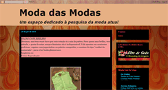 Desktop Screenshot of modadasmodas.blogspot.com