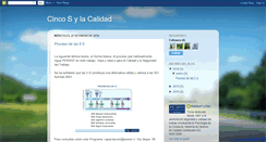 Desktop Screenshot of cincosylacalidad.blogspot.com