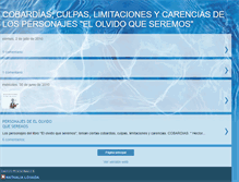 Tablet Screenshot of defectospersonajes.blogspot.com