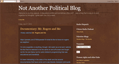 Desktop Screenshot of notanotherpoliticalblog-j.blogspot.com