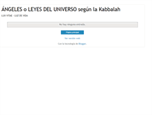Tablet Screenshot of kabbalahluxvitae.blogspot.com
