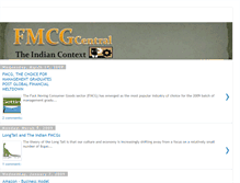 Tablet Screenshot of fmcgcentral.blogspot.com