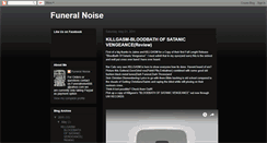 Desktop Screenshot of funeralnoize.blogspot.com