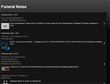 Tablet Screenshot of funeralnoize.blogspot.com