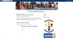 Desktop Screenshot of malaysianbabywearers.blogspot.com