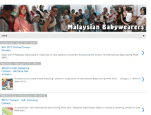 Tablet Screenshot of malaysianbabywearers.blogspot.com