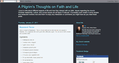 Desktop Screenshot of apilgrimsthoughtsonfaithandlife.blogspot.com