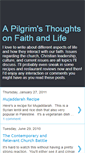 Mobile Screenshot of apilgrimsthoughtsonfaithandlife.blogspot.com
