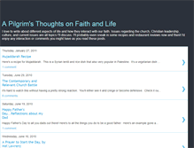 Tablet Screenshot of apilgrimsthoughtsonfaithandlife.blogspot.com