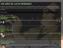 Tablet Screenshot of luchobermudez100.blogspot.com