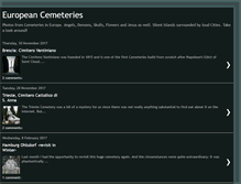 Tablet Screenshot of european-cemeteries.blogspot.com