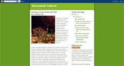 Desktop Screenshot of diversidadeecultural.blogspot.com