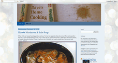 Desktop Screenshot of daves-home-cooking.blogspot.com