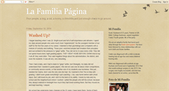 Desktop Screenshot of lafamiliapagina.blogspot.com