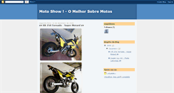 Desktop Screenshot of motoshowomelhorsobremotos.blogspot.com