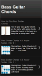 Mobile Screenshot of bassguitarchords.blogspot.com
