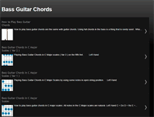 Tablet Screenshot of bassguitarchords.blogspot.com