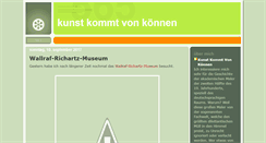 Desktop Screenshot of kunstkommtvonkoennen.blogspot.com