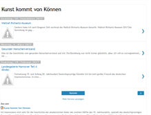 Tablet Screenshot of kunstkommtvonkoennen.blogspot.com
